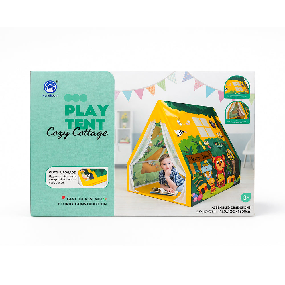 5888-21 COZY COTTAGE HONEY BEE PLAY TENT IR Default Title - MamasJan Toys