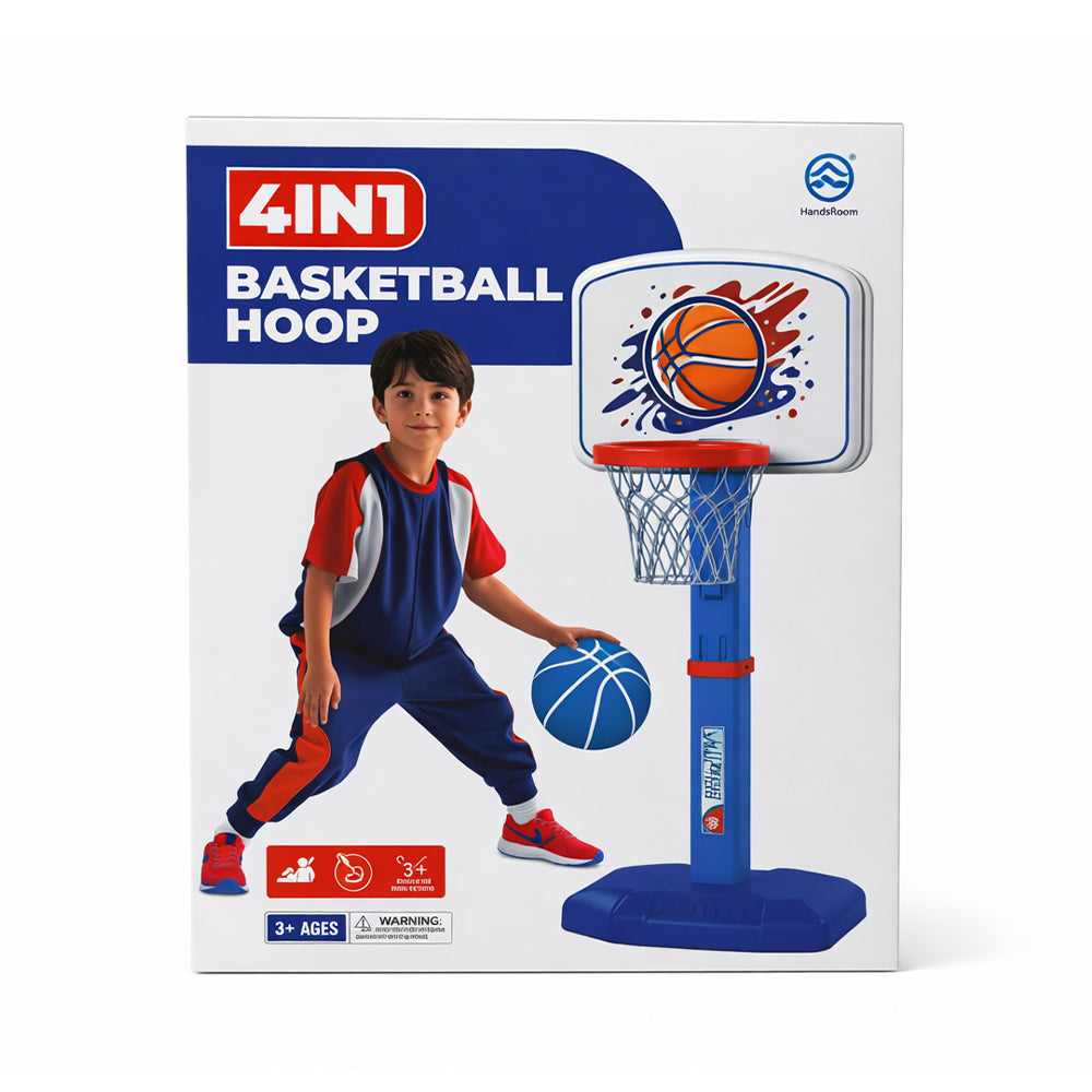 6888-7B 4IN1 BASKETBALL HOOP IR Default Title - MamasJan Toys