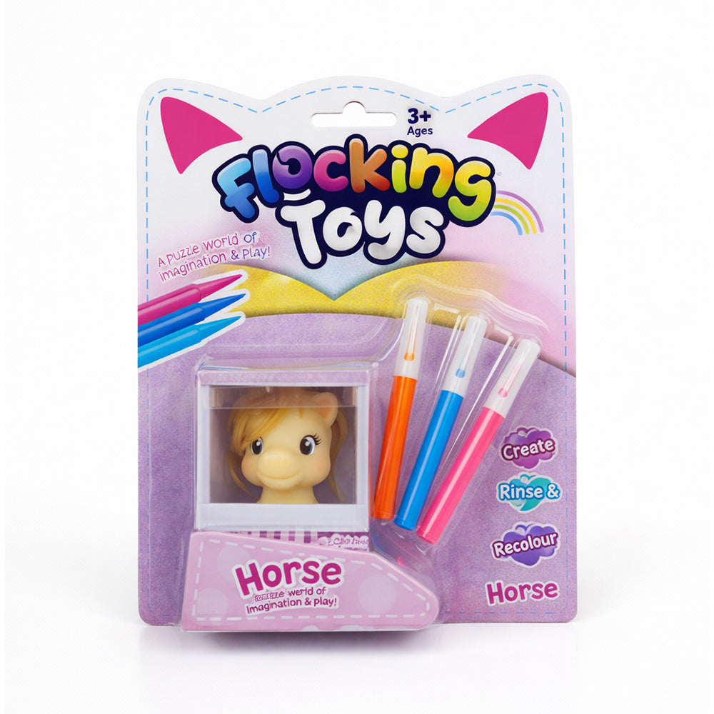 3111A FLOCKING PAINTING UNICORN IR Default Title - MamasJan Toys