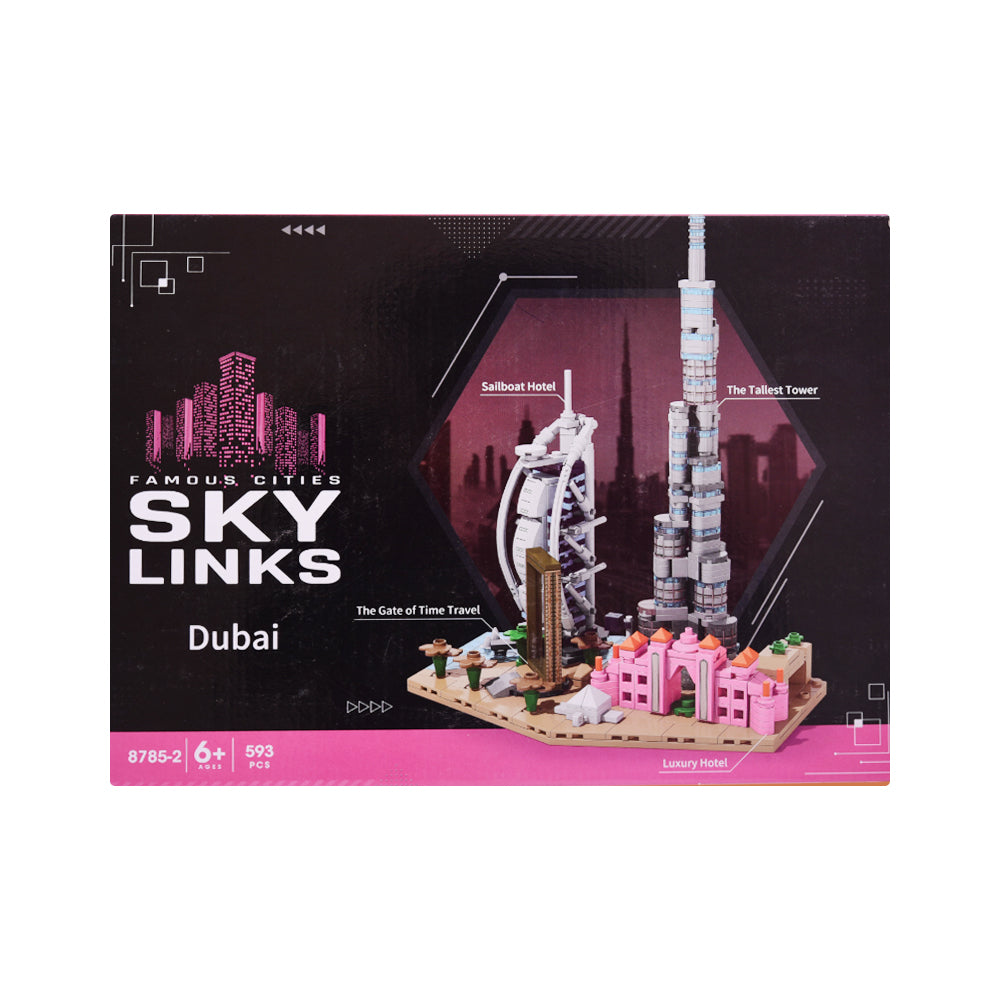 8785-2 SKY LINKS DUBAI BLOCKS SET 593PC IR Default Title - MamasJan Toys