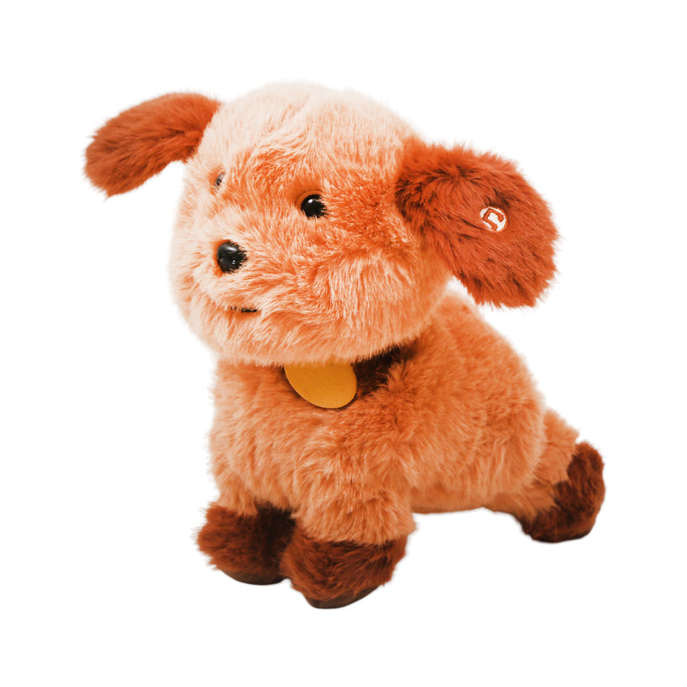 JM-2435-1 LOVELY SOFT DOG IR Default Title - MamasJan Toys