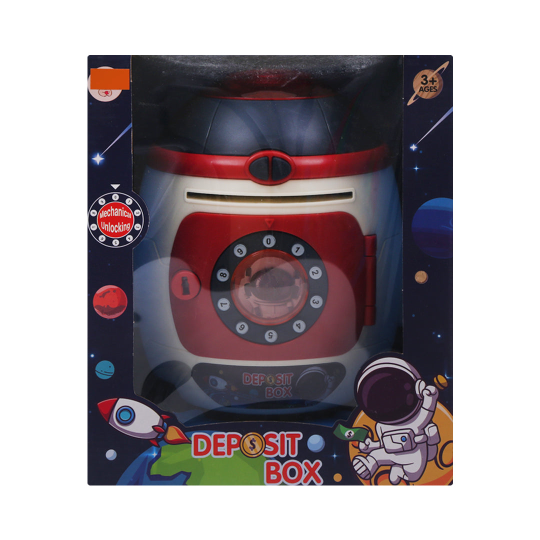 017637/F862 DEPOSIT BOX SPACE ROCKET IR Default Title - MamasJan Toys