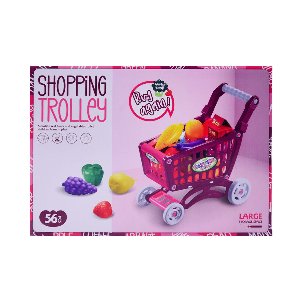 666-9K SHOPPING TROLLEY 56PCS Default Title - MamasJan Toys