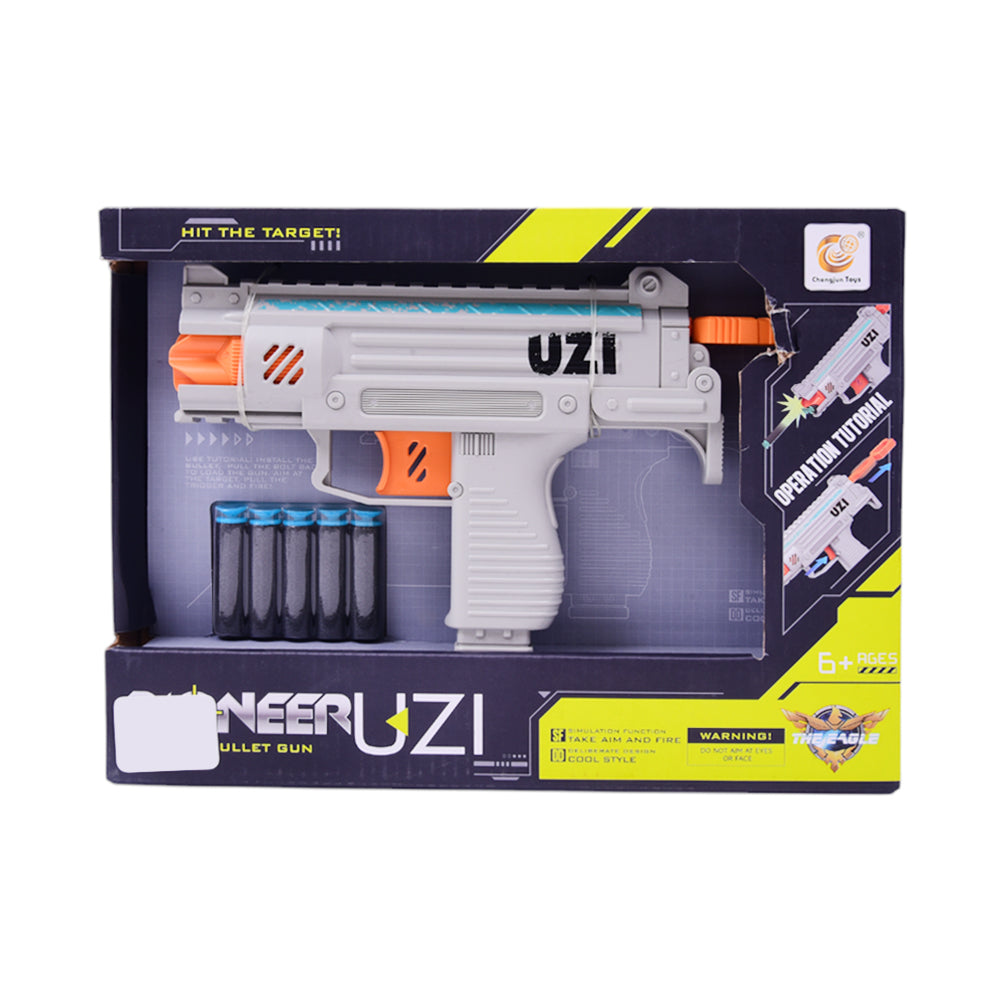 810A PIONEER UZI SOFT BULLET GUN Default Title - MamasJan Toys