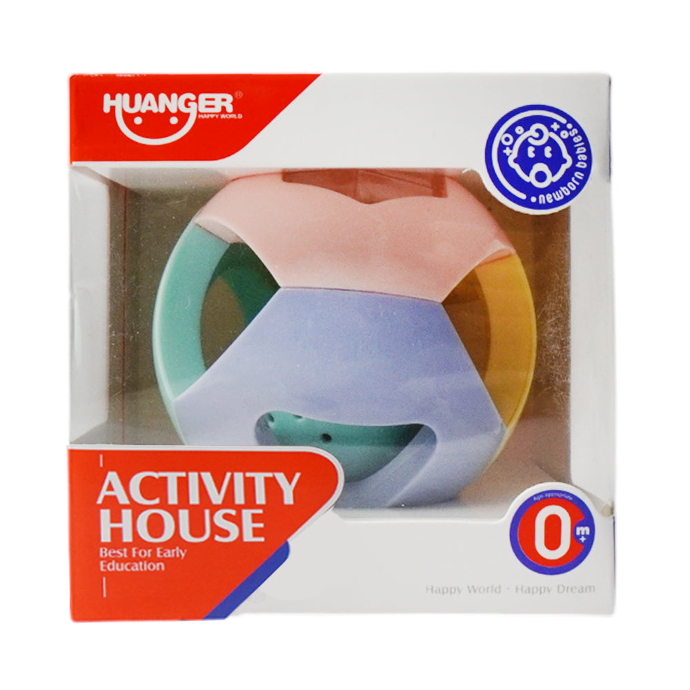 HE0153 HE RATTLE BALL 8.3CM Default Title - MamasJan Toys