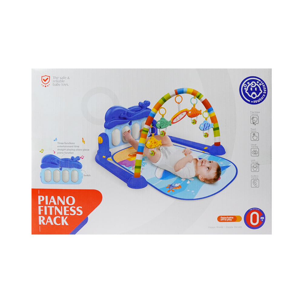 HE0631 HE MUSICAL PIANO FITNESS MAT Default Title - MamasJan Toys