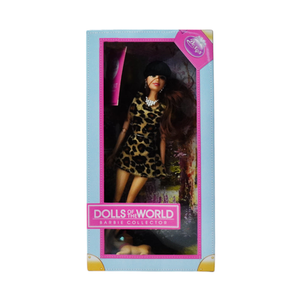 8655C-92C 11INCH DOLL BLACK W-PET Default Title - MamasJan Toys