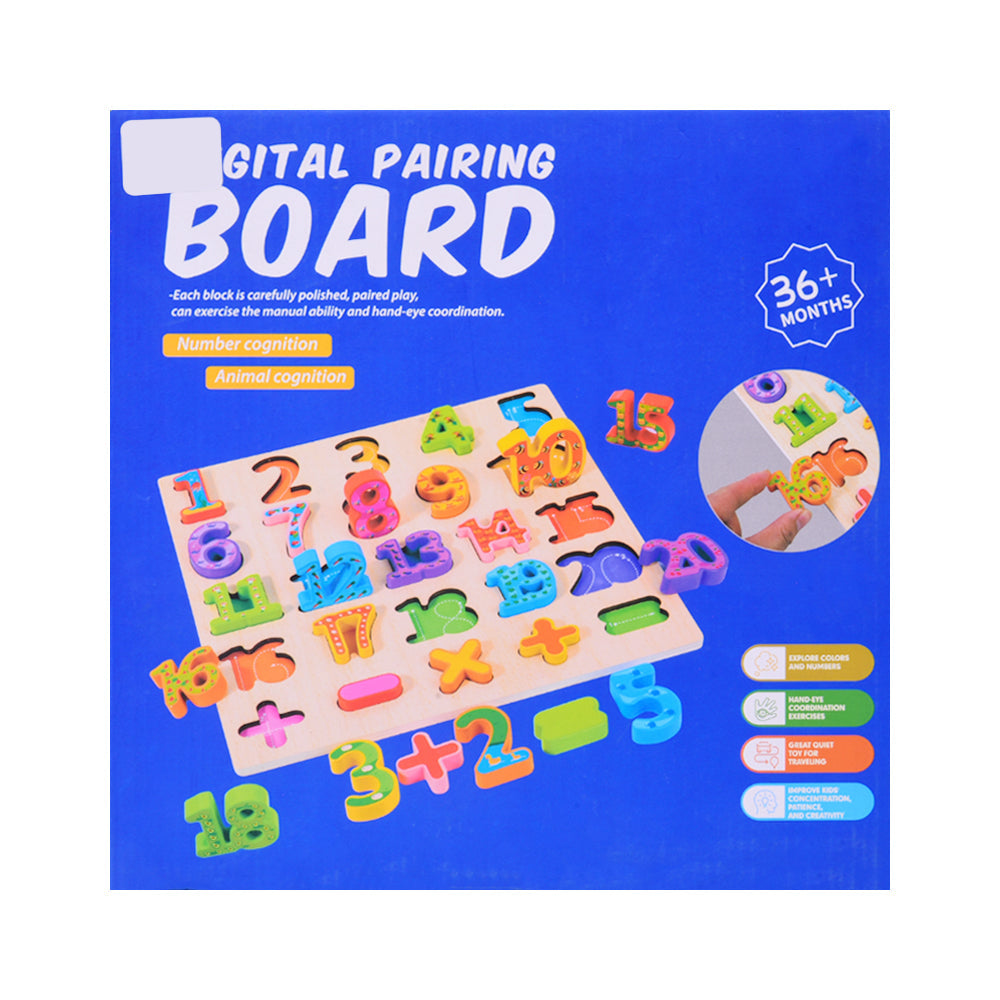 AI-24-223 WOODEN DIGITAL BOARD Default Title - MamasJan Toys