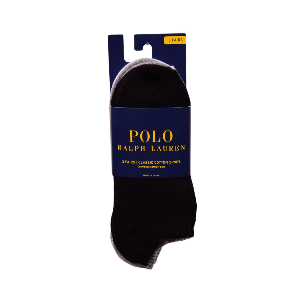 RL MEN LOW CUT SOCKS P-3 827032PK ASST IR Default Title - MamasJan mens wear