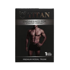 TITAN MODAL TRUNK 3D BLACK TJ6-81 MED P1 Default Title - MamasJan mens wear