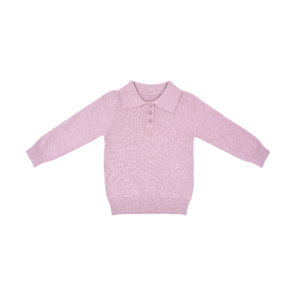 BOYS L/S SWEATER COLLAR BEIGE IR-25 2-3 YEAR 25210-2 Default Title - MamasJan KidsWear