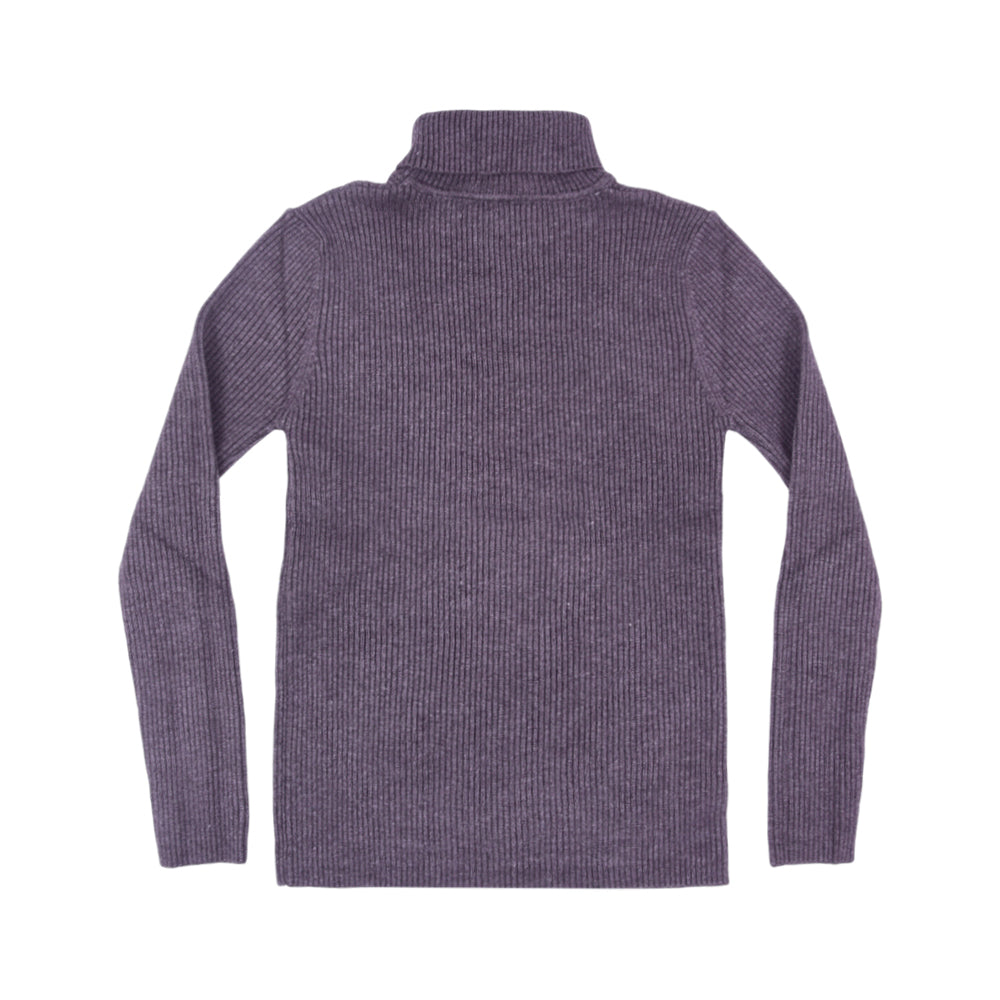 BOYS L/S HIGH NECK SWEATER D-GREY IR-25 8-9 YEAR 2101-17 Default Title - MamasJan KidsWear