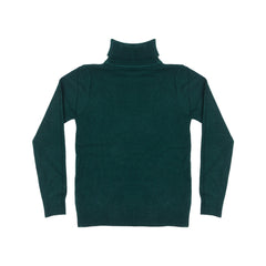BOYS L/S HIGH NECK SWEATER GREEN IR-25 2-3 YEAR 2101-23 Default Title - MamasJan KidsWear