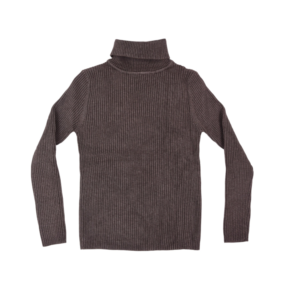 BOYS L/S HIGH NECK SWEATER GREY IR-25 6-7 YEAR 2100-24 Default Title - MamasJan KidsWear