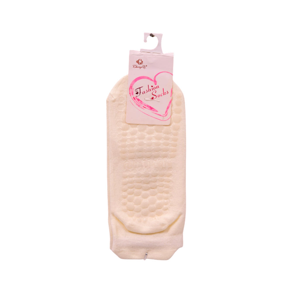 LADIES ANKLE SOCKS NON-SLIP MIX 1P D104-25 Default Title - MamasJan mens wear