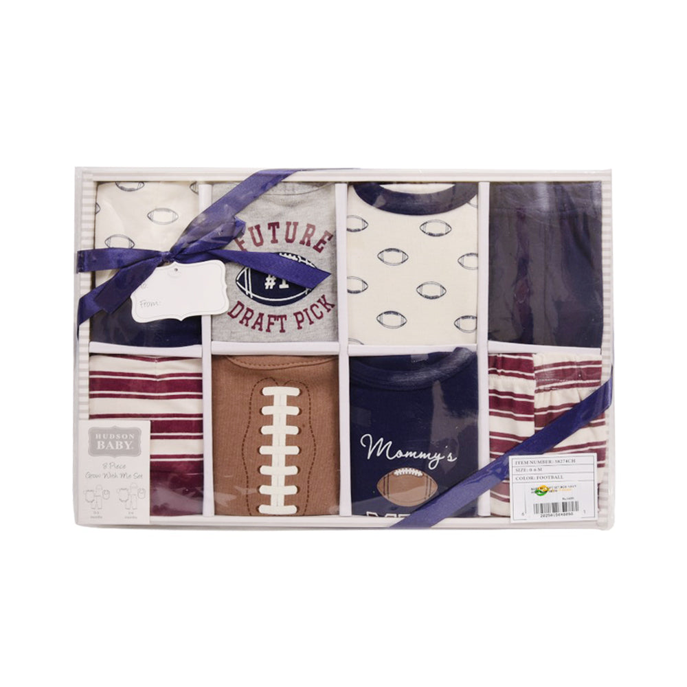 BABY 8PC GIFT SET BOX NAVY IR-25 0-6M 58274 Default Title - MamasJan KidsWear