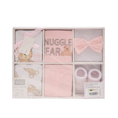 BABY 6PC GIFT SET BOX PINK IR-25 0-6M 27337 Default Title - MamasJan KidsWear