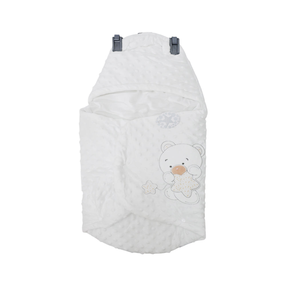 BABY SLEEPING BAG SUNN02Y OFF WHITE IR-25 BD-13-CR Default Title - MamasJan KidsWear
