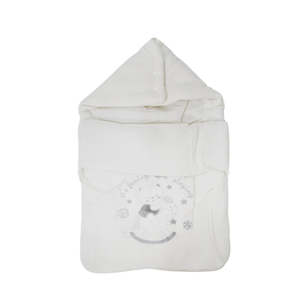 BABY SLEEPING BAG SUNN02Y OFF WHITE IR-25 BD-30CR Default Title - MamasJan KidsWear