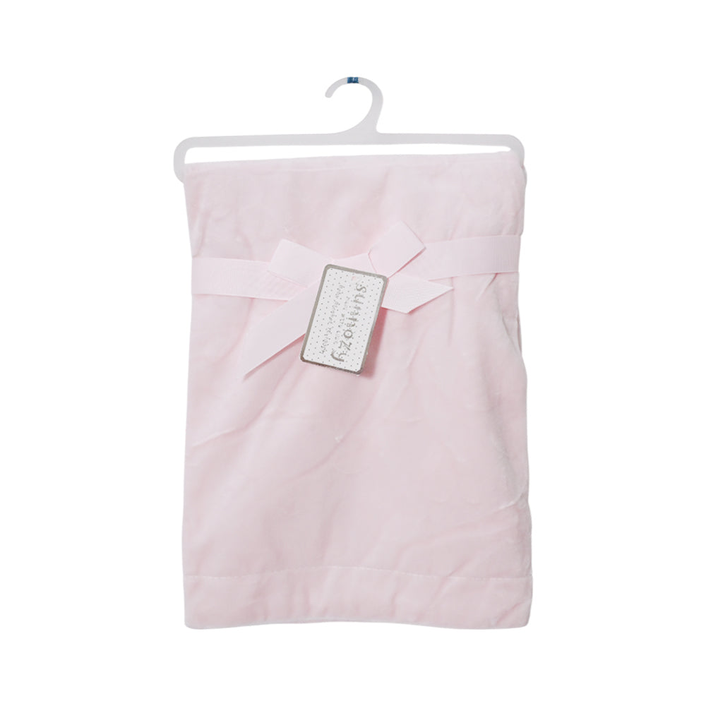 BABY FLEECE WRAPPING SHAWL PINK IR-25 BL-26-P Default Title - MamasJan KidsWear