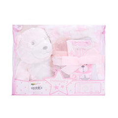 BABY 4PC GIFT SET POUCH PINK IR-25 BL03-P Default Title - MamasJan KidsWear