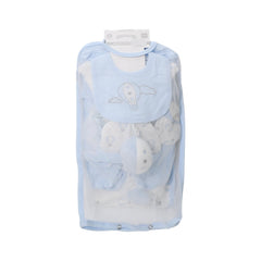 BABY 8PC GIFT SET HANGER BLUE IR-25 0-3M S-9318 Default Title - MamasJan KidsWear