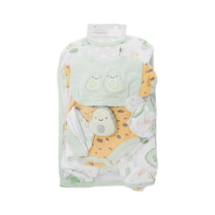 BABY 7PC GIFT SET HANGER L-GREEN IR-25 3-6M S-7318 Default Title - MamasJan KidsWear