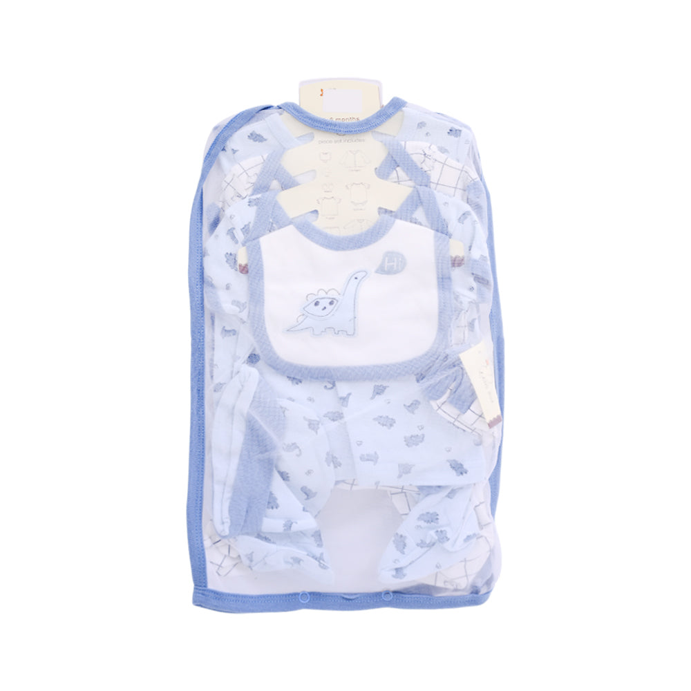 BABY 8PC GIFT SET HANGER R-BLUE IR-25 3-6M S-8313 Default Title - MamasJan KidsWear