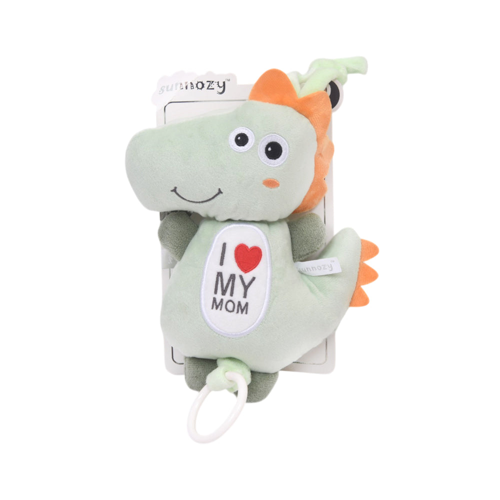 BABY MUSICAL RATTLE L-GREEN IR-25 SNTY-01-A Default Title - MamasJan Toys