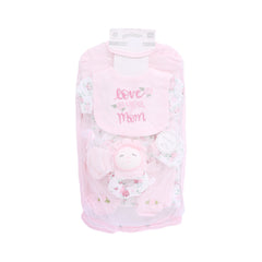 BABY 8PC GIFT SET HANGER PINK IR-25 0-3M S.9304 Default Title - MamasJan KidsWear