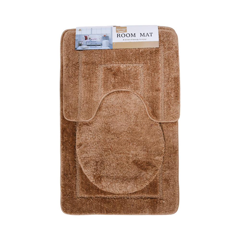 BATH MAT 2PC SET 50X80 IR HG-3 Default Title - MamasJan Household
