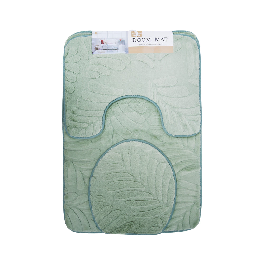 BATH MAT 3PC SET 60X90 IR HG-14 Default Title - MamasJan Household