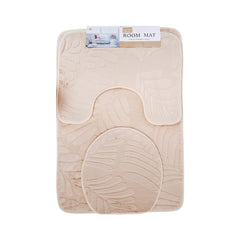 BATH MAT 3PC SET 60X90 IR HG-15 Default Title - MamasJan Household