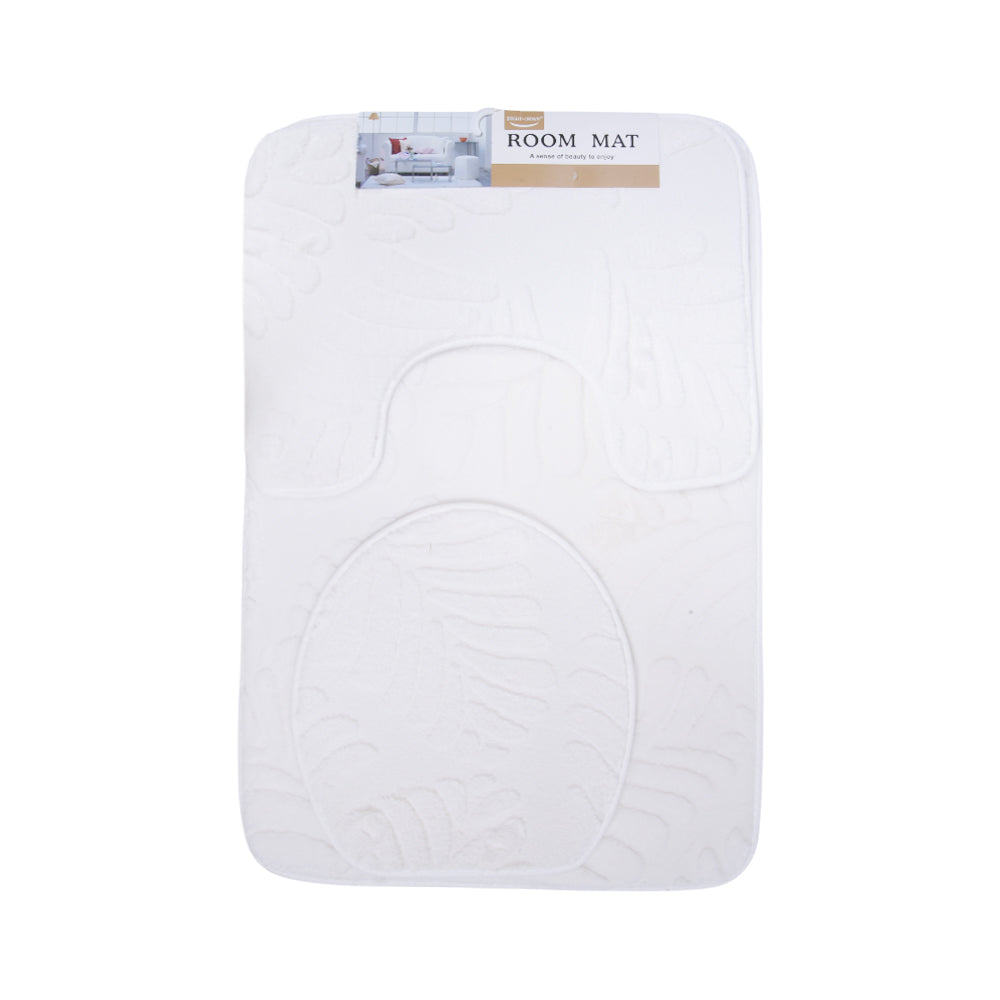 BATH MAT 3PC SET 60X90 IR HG-16 Default Title - MamasJan Household