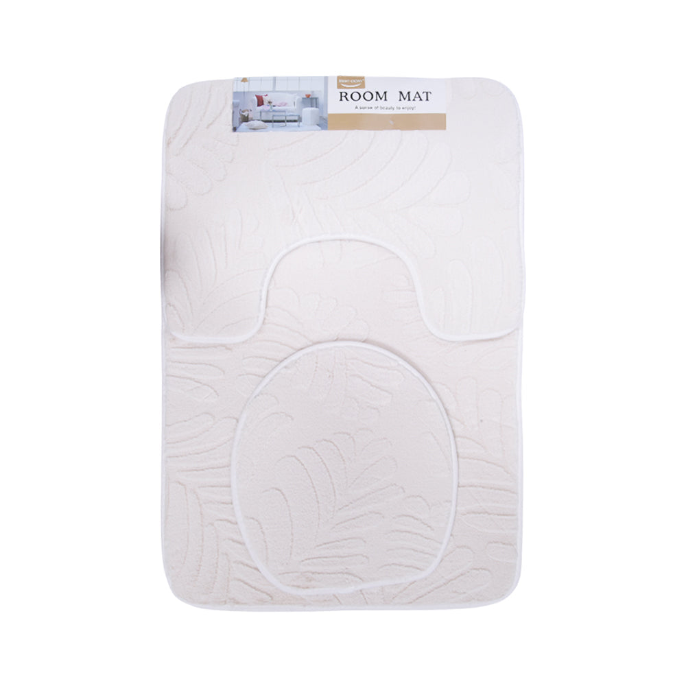 BATH MAT 3PC SET 60X90 IR HG-17 Default Title - MamasJan Household