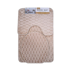 BATH MAT 3PC SET 50X80 IR HG-21 Default Title - MamasJan Household