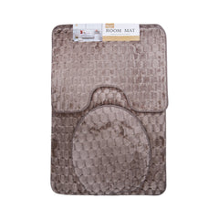 BATH MAT 3PC SET 60X90 IR HG-26 Default Title - MamasJan Household