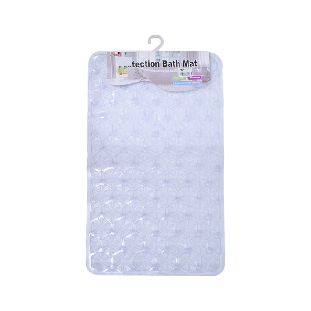 BATH TUB MAT TRANSPARENT WHITE IR A-10 Default Title - MamasJan Household