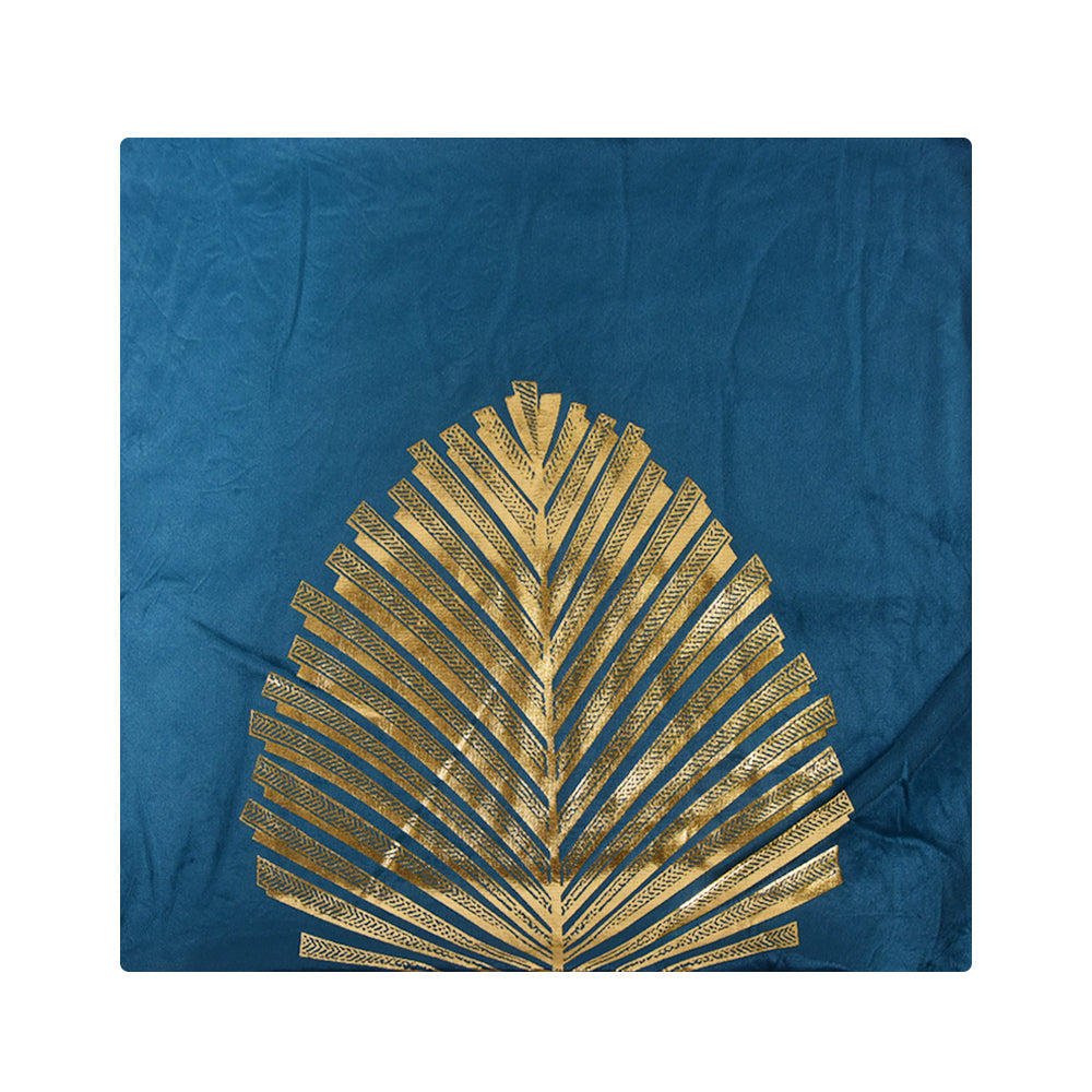 CUSHION COVER FOIL PRINT GREEN IC 25-26 Default Title - MamasJan Household