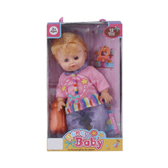 758-10 DOLL W-ACCESSORIES 14INCH Default Title - MamasJan Toys