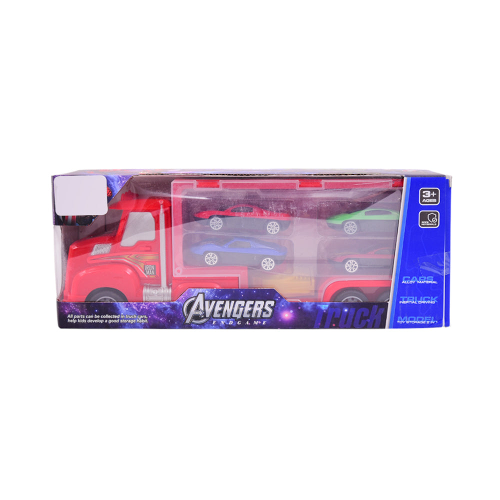1023-11 AVENGERS CARRIER TRUCK A.I Default Title - MamasJan Toys