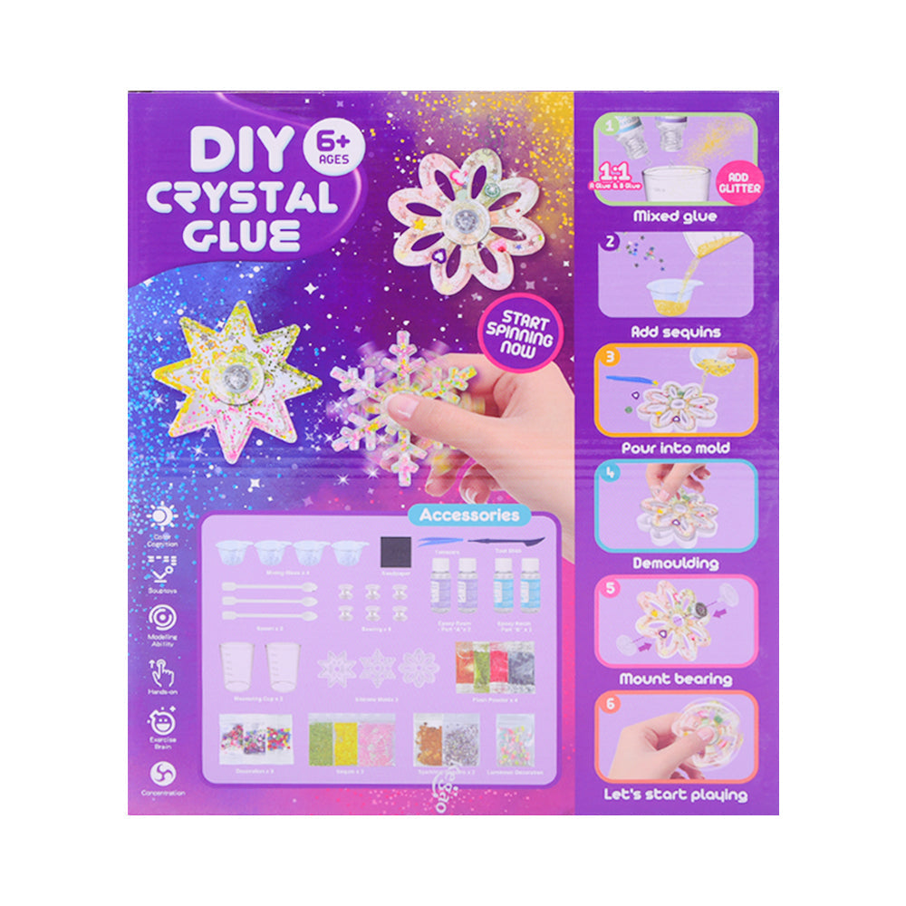 708B-51 FINGER GYRO CRYSTAL GLUE Default Title - MamasJan Toys
