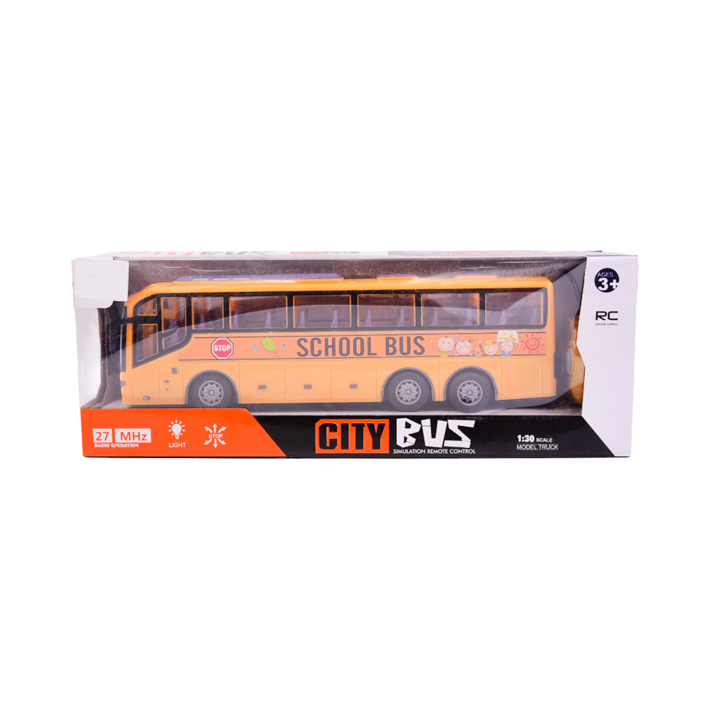 195-1 CITY SCHOOL BUS R/C A.I Default Title - MamasJan Toys