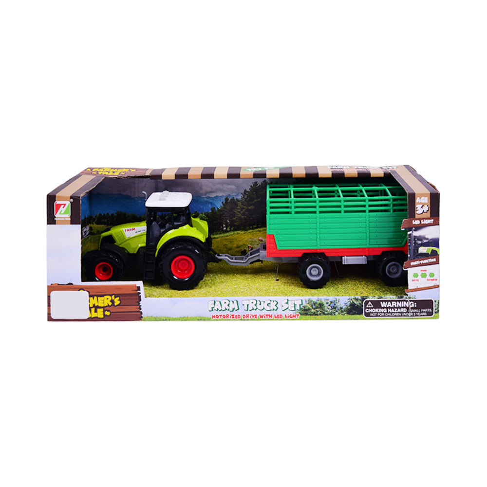 550-8E MUSICAL TRACKTER W-TROLLEY A.I Default Title - MamasJan Toys