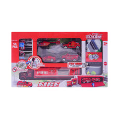660-A348 RESCUE TRUCK W-4VEHICLES A.I Default Title - MamasJan Toys