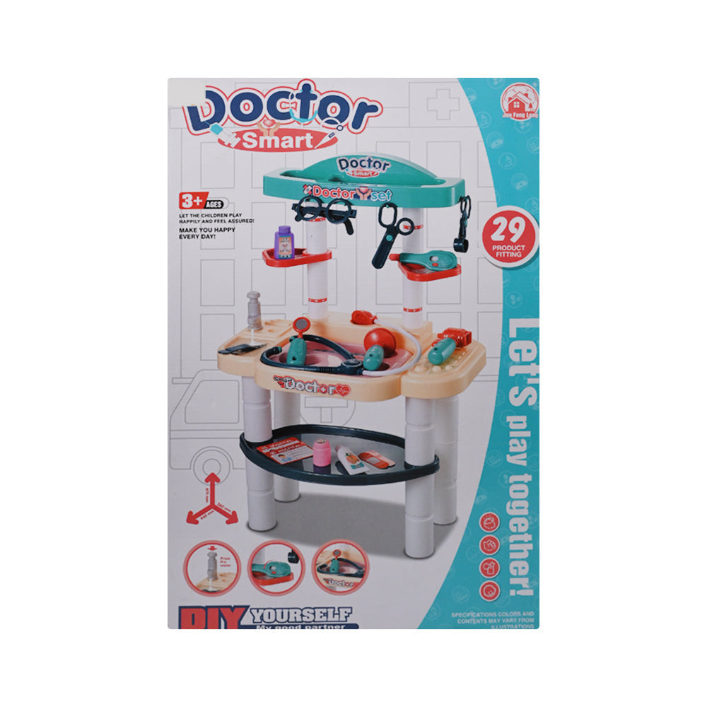 DK689-4 DOCTOR TABLE SET 29PCS A.I Default Title - MamasJan Toys