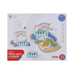 HE0637 HE WALKER PLAYGYM BLUE 2IN1 A.I Default Title - MamasJan Toys