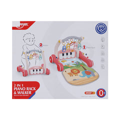 HE0638 HE WALKER PLAYGYM PINK 2IN1 A.I Default Title - MamasJan Toys