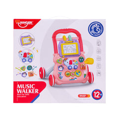 HE0811 HE MUSICAL WALKER PINK A.I Default Title - MamasJan Toys