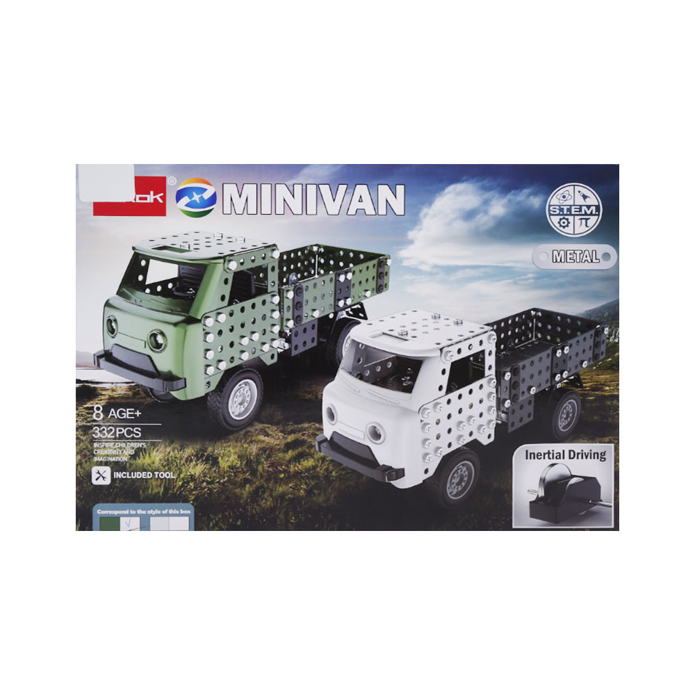 YK633 DIY MINI VAN BLOCKS 332PCS A.I Default Title - MamasJan Toys